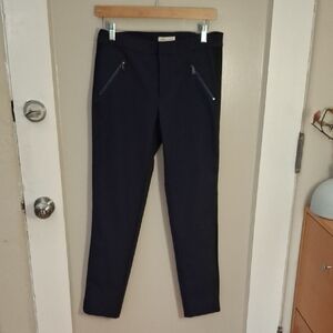 Rebecca Taylor Navy Trouser With Black Side Band_1
